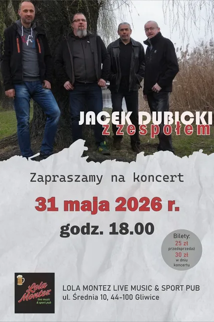 Jacek Dubicki z zespołem